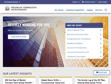 Tablet Screenshot of ftinstitutional.com